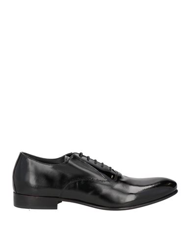 Shop F.lli Cesetti F. Lli Cesetti Man Lace-up Shoes Black Size 8.5 Leather