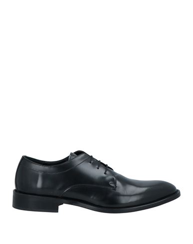 Shop F.lli Cesetti F. Lli Cesetti Man Lace-up Shoes Black Size 6 Leather