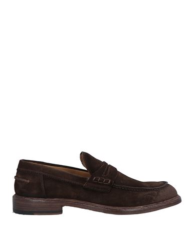 Shop Corvari Man Loafers Dark Brown Size 8 Leather