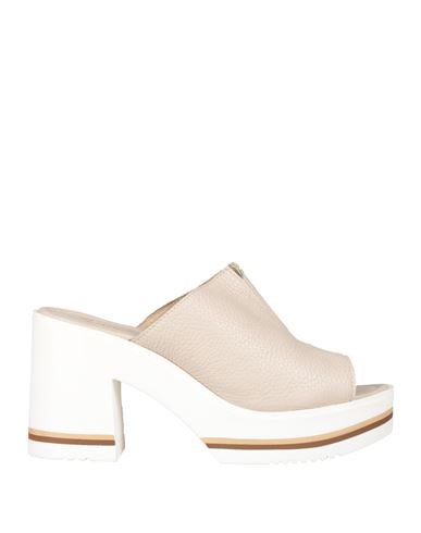Jemi Woman Sandals Cream Size 9 Leather In White