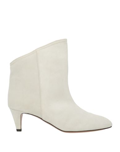 Isabel Marant Woman Ankle Boots Off White Size 4 Calfskin In White