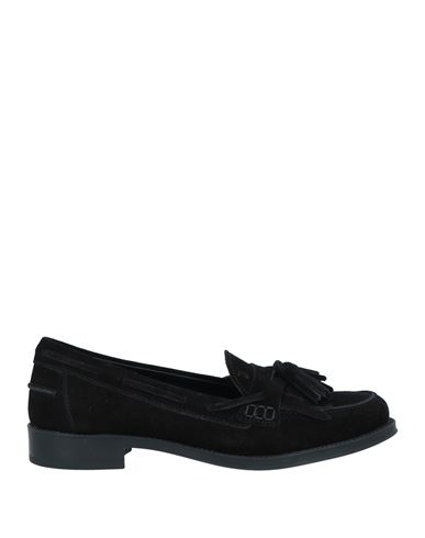 TOD'S TOD'S WOMAN LOAFERS BLACK SIZE 6.5 LEATHER 