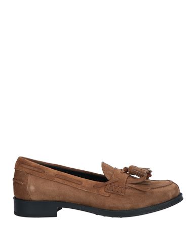 TOD'S TOD'S WOMAN LOAFERS BROWN SIZE 7 LEATHER 