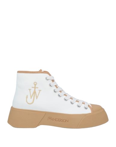 Jw Anderson Woman Sneakers White Size 7 Synthetic Fibers