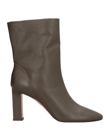 Aquazzura Woman Ankle Boots Military Green Size 10 Leather In Green