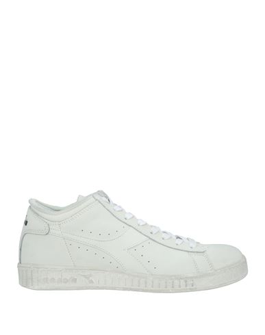 Diadora Man Sneakers Off White Size 6.5 Leather