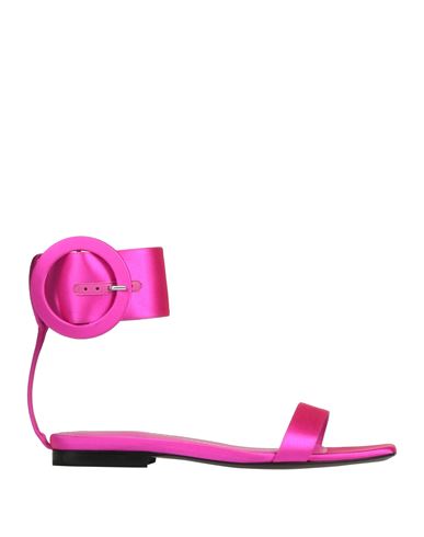 Attico The Penthouse Sandals Last Night Women Satin Fuxia In Pink