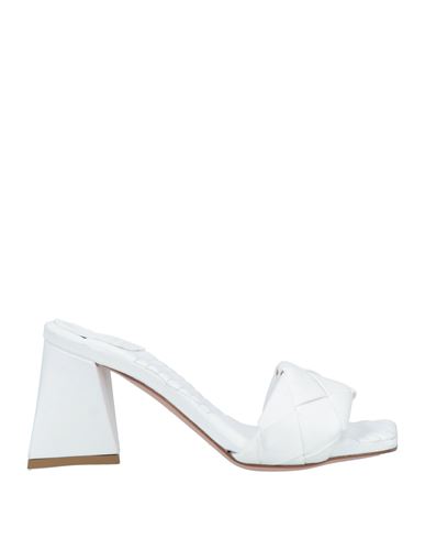 Shop G.p. Per Noy Bologna G. P. Per Noy Bologna Woman Sandals White Size 7 Leather