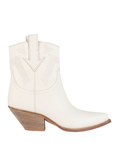 Buttero Ankle Boots In White