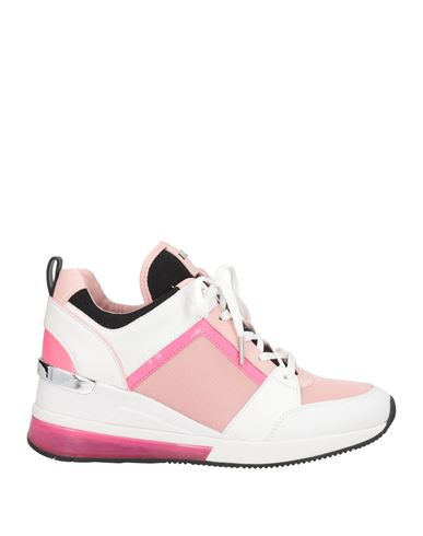 Michael Michael Kors Woman Sneakers Pink Size 8 Leather, Textile Fibers