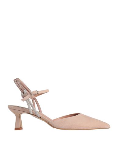Ezzio Woman Pumps Blush Size 9 Leather In Pink