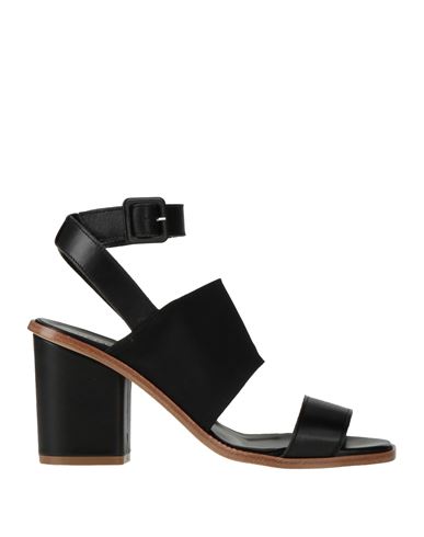 Shop Rebellato Nove Woman Sandals Black Size 7.5 Leather, Textile Fibers