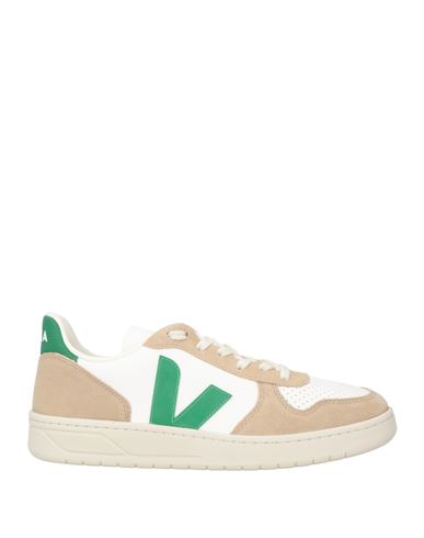 Veja White Leather V10 Sneakers In White