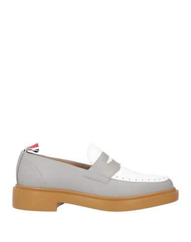 Thom Browne Woman Loafers White Size 8 Calfskin