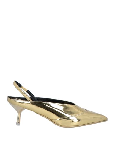 Mariæn Woman Pumps Gold Size 8 Leather