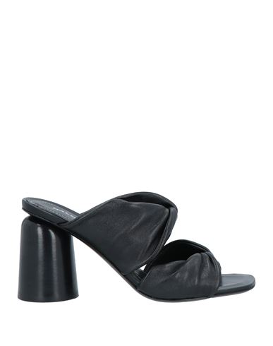 Halmanera Woman Sandals Black Size 8.5 Leather