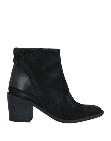 Pantanetti Woman Ankle Boots Black Size 7 Leather In Black