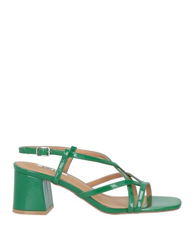 Shop Bibi Lou Woman Sandals Green Size 8 Leather
