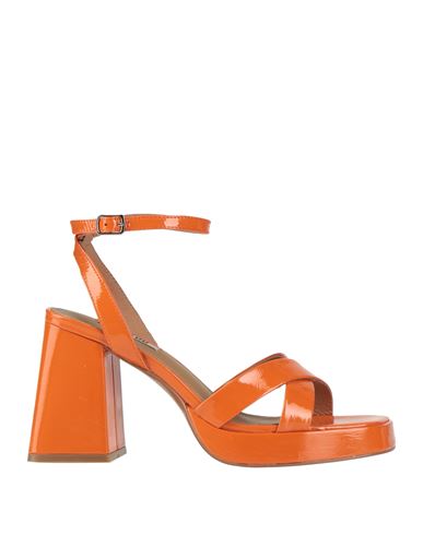 Shop Bibi Lou Woman Sandals Orange Size 7 Leather