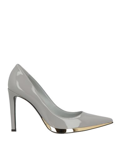 Giuseppe Zanotti Woman Pumps Grey Size 6 Leather In Gray