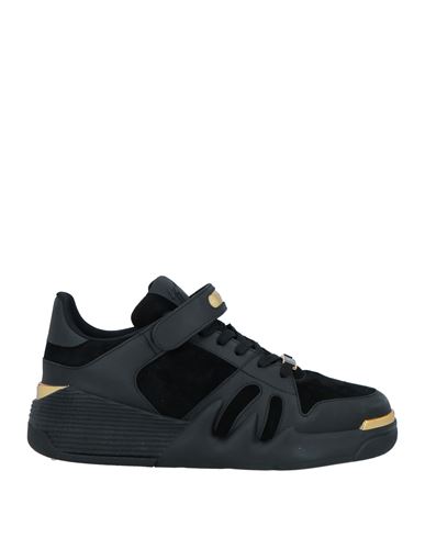 Giuseppe Zanotti Man Sneakers Black Size 8 Leather