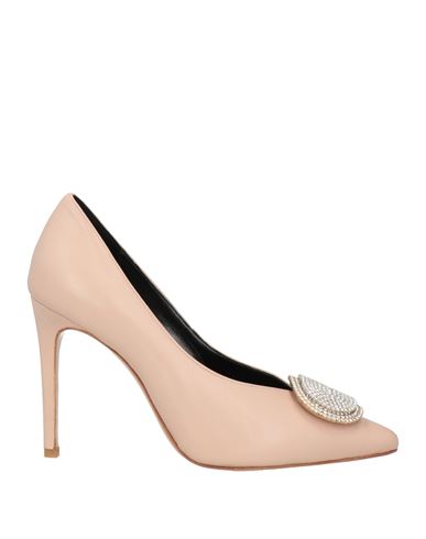 Francesco Sacco Woman Pumps Blush Size 9 Leather In Pink