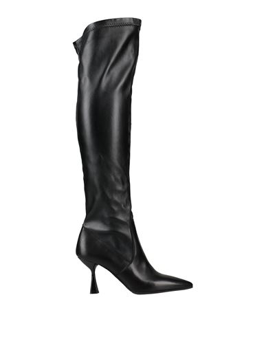 Shop Divine Follie Woman Boot Black Size 8 Leather