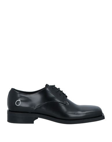 Trussardi Man Lace-up Shoes Black Size 13 Leather