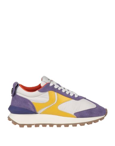 Voile Blanche Woman Sneakers Purple Size 7 Leather, Nylon