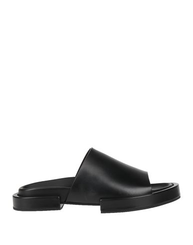 Ann Demeulemeester Woman Sandals Black Size 8.5 Leather