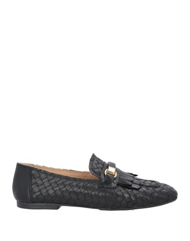 Pixy Woman Loafers Black Size 11 Leather