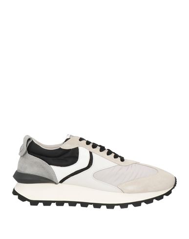 Shop Voile Blanche Man Sneakers Light Grey Size 13 Leather, Textile Fibers