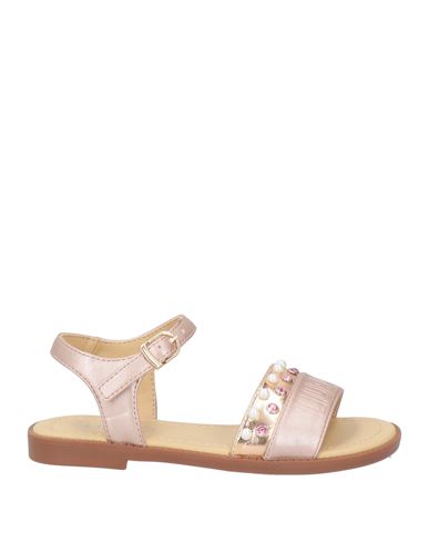 LIU •JO LIU •JO TODDLER GIRL SANDALS ROSE GOLD SIZE 9.5C TEXTILE FIBERS 