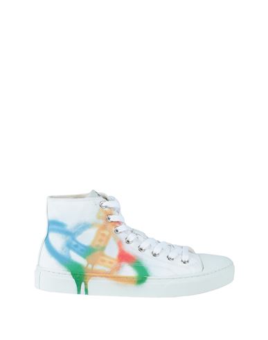 Vivienne Westwood Woman Sneakers White Size 7 Textile Fibers