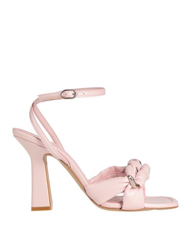 Shop Marc Ellis Woman Sandals Light Pink Size 8 Leather