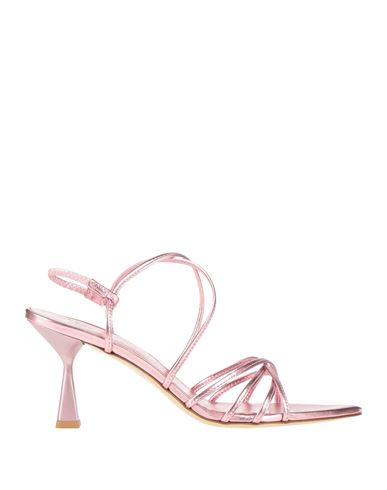 Giampaolo Viozzi Woman Sandals Pink Size 6 Leather