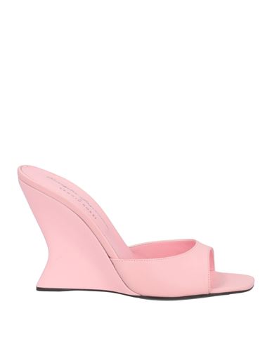 Evangelie Smyrniotaki X Sergio Rossi Woman Sandals Pink Size 9 Leather