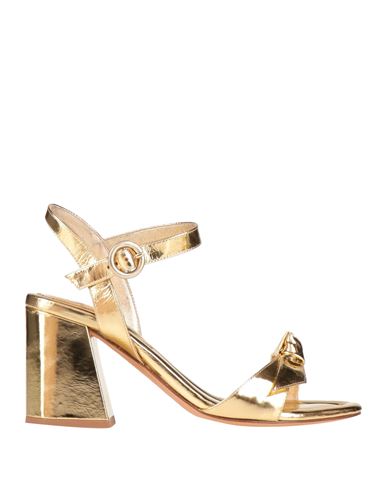 Shop Alexandre Birman Woman Sandals Gold Size 8 Leather