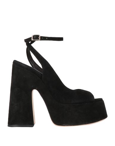 Vic Matie Vic Matiē Woman Sandals Black Size 8 Leather