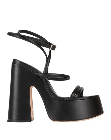 Vic Matie Vic Matiē Woman Sandals Black Size 8 Leather
