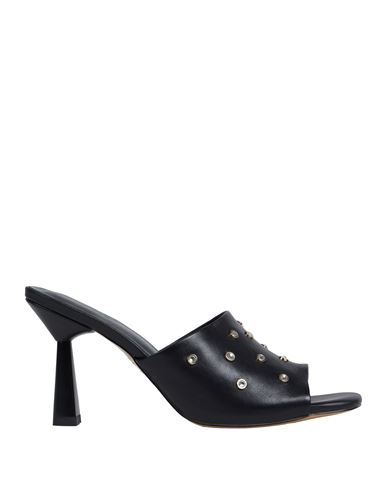 Shop Emanuélle Vee Woman Sandals Black Size 11 Leather