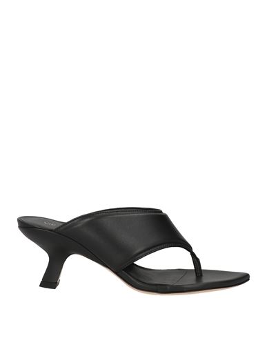 Vic Matie Vic Matiē Woman Thong Sandal Black Size 8 Leather