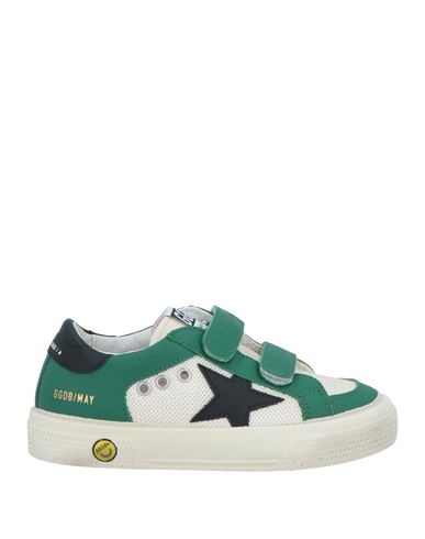 Golden Goose Babies'  Toddler Boy Sneakers Green Size 10c Leather, Textile Fibers