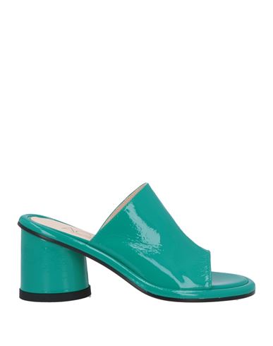 Agl Attilio Giusti Leombruni Agl Woman Sandals Green Size 10 Leather