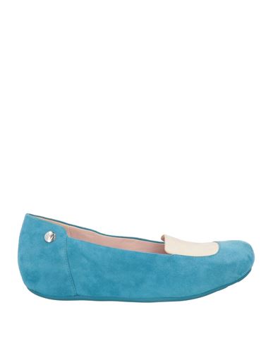 Stephen Jones Millinery X Fitflop Woman Loafers Pastel Blue Size 7 Leather
