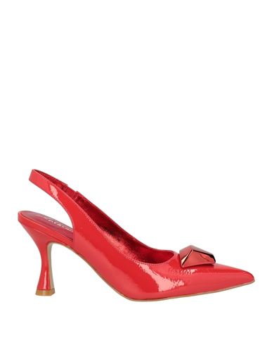 Shop Luciano Barachini Woman Pumps Red Size 6 Leather