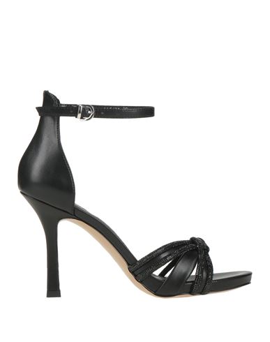 Shop Luciano Barachini Woman Sandals Black Size 8 Leather