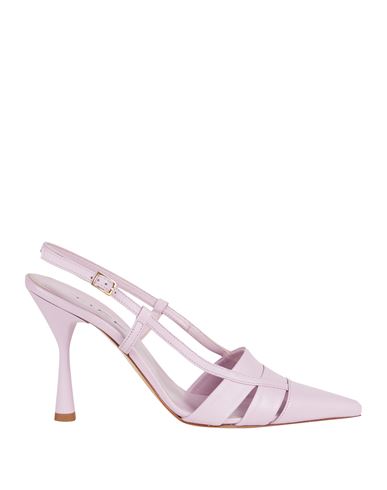 Tiffi Woman Pumps Lilac Size 10 Leather In Purple