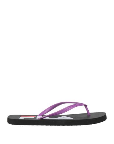 Shop Fila Woman Thong Sandal Purple Size 9.5 Rubber