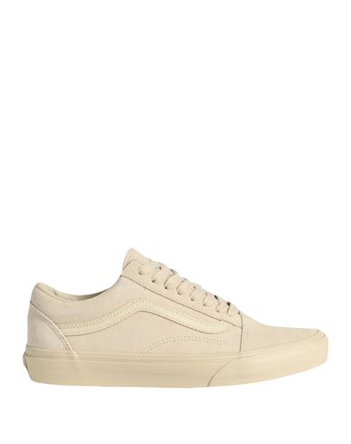 Vans Old Skool Woman Sneakers Beige Size 9 Leather
